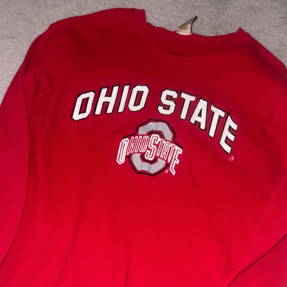 Ohio State Women's Red Sweater